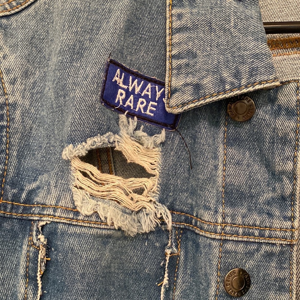 'ALWAYS RARE' denim jacket - Picture 2 of 5